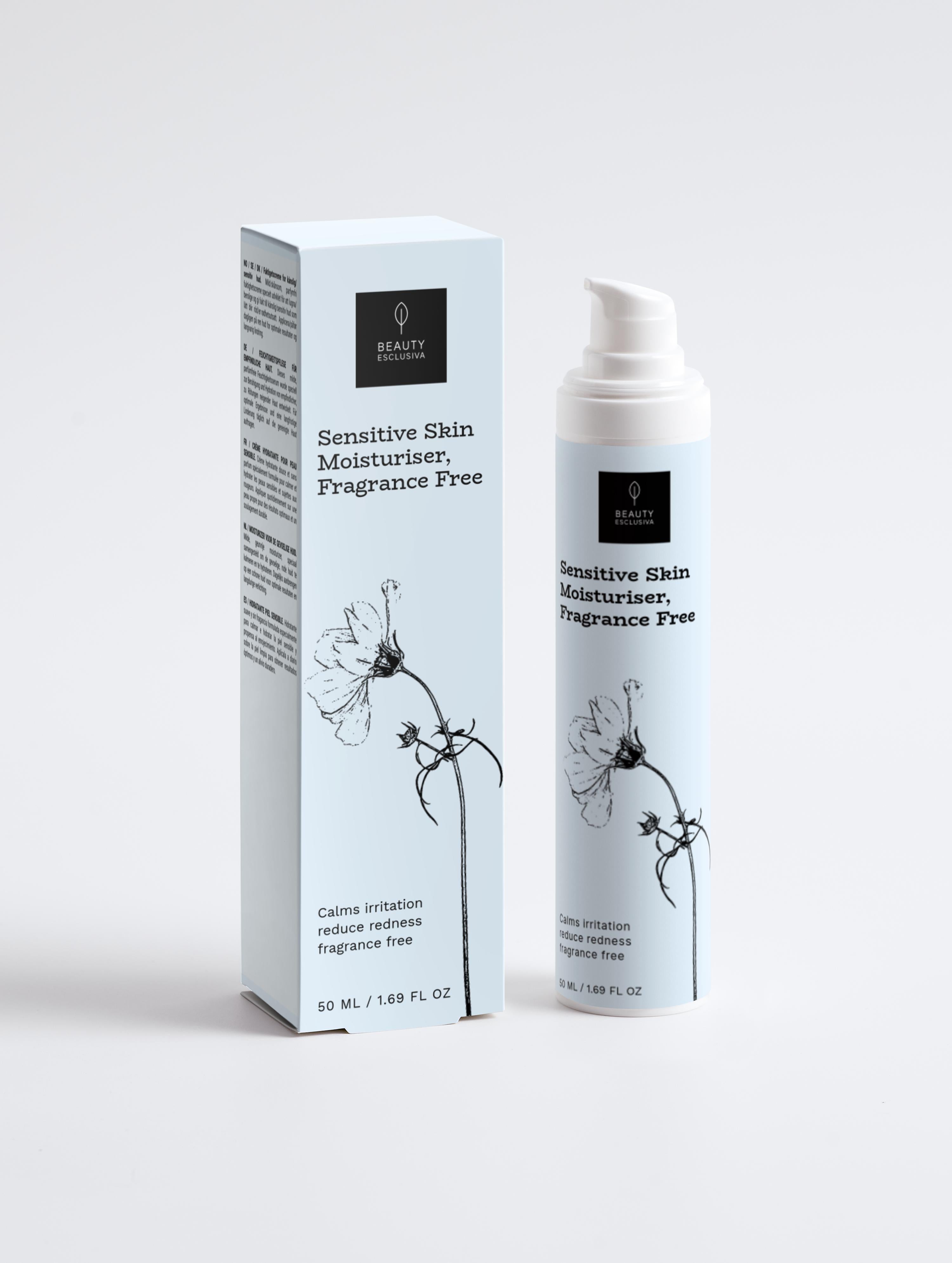 Feuchtigkeitscreme für empfindliche Haut, parfümfrei | 50 ml