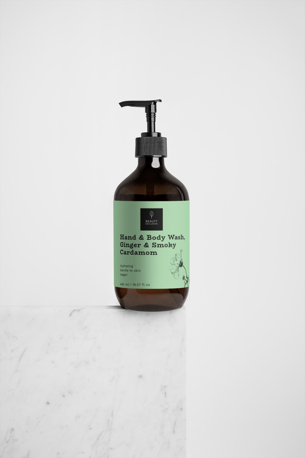 Hand & Body Wash, Ginger & Smoky Cardamom | 490 ml