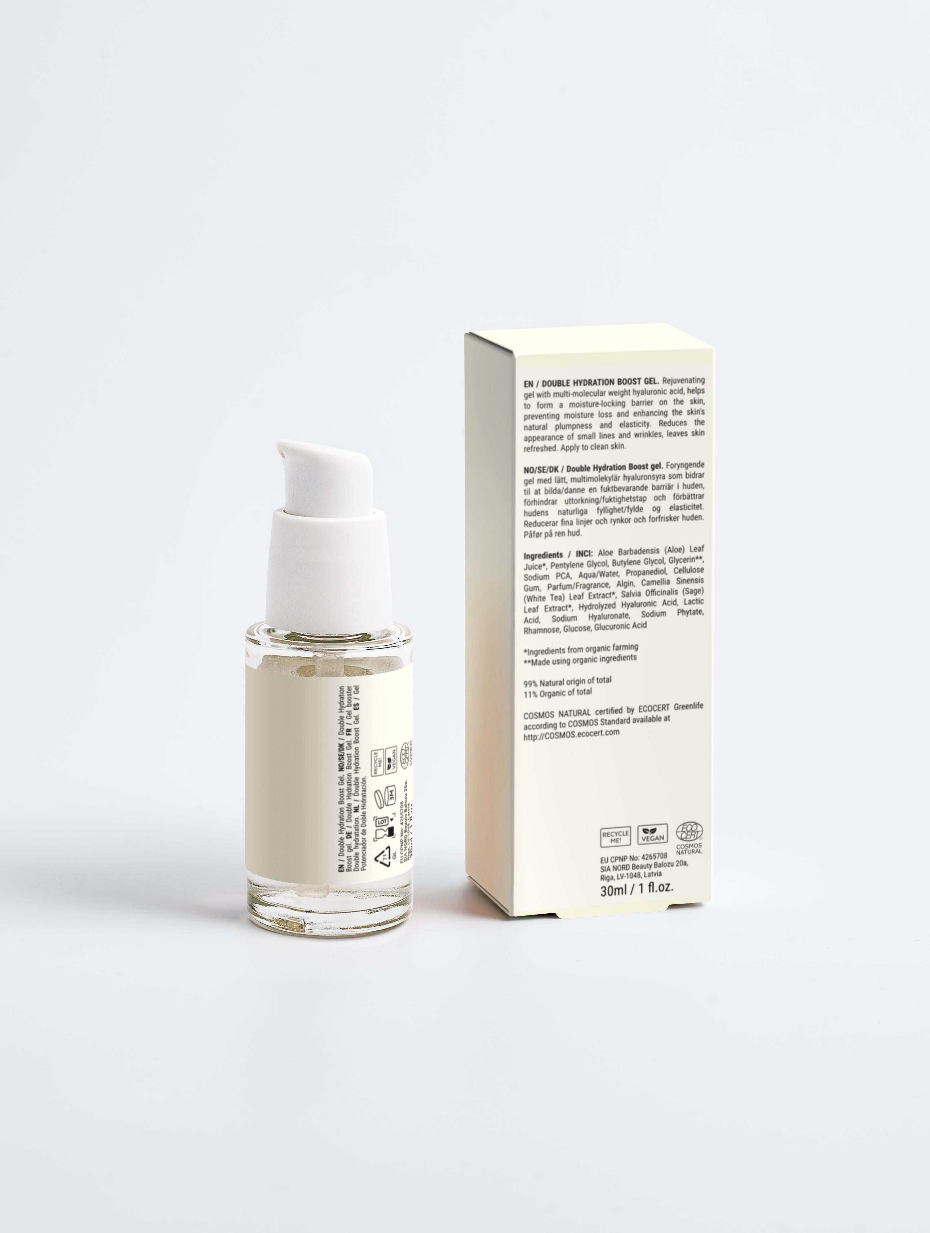 Doppeltes Hydratations-Boost-Gel + HA | 30 ml