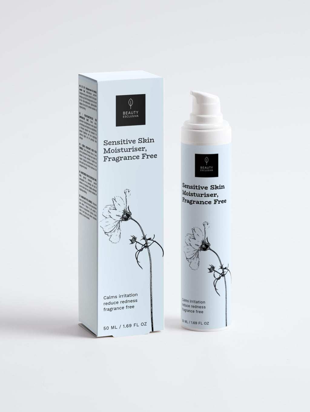 Feuchtigkeitscreme für empfindliche Haut, parfümfrei | 50 ml
