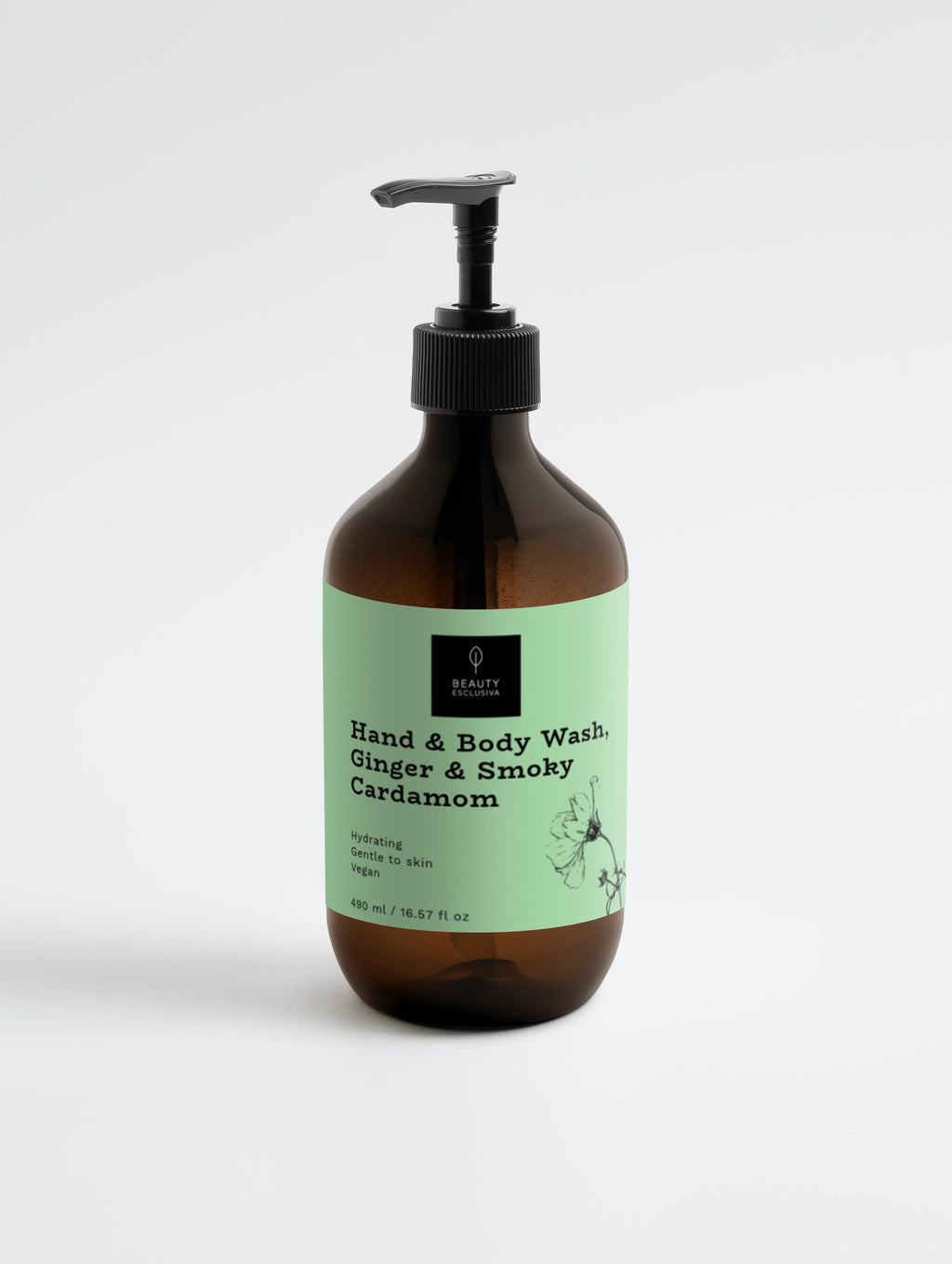 Hand & Body Wash, Ginger & Smoky Cardamom | 490 ml