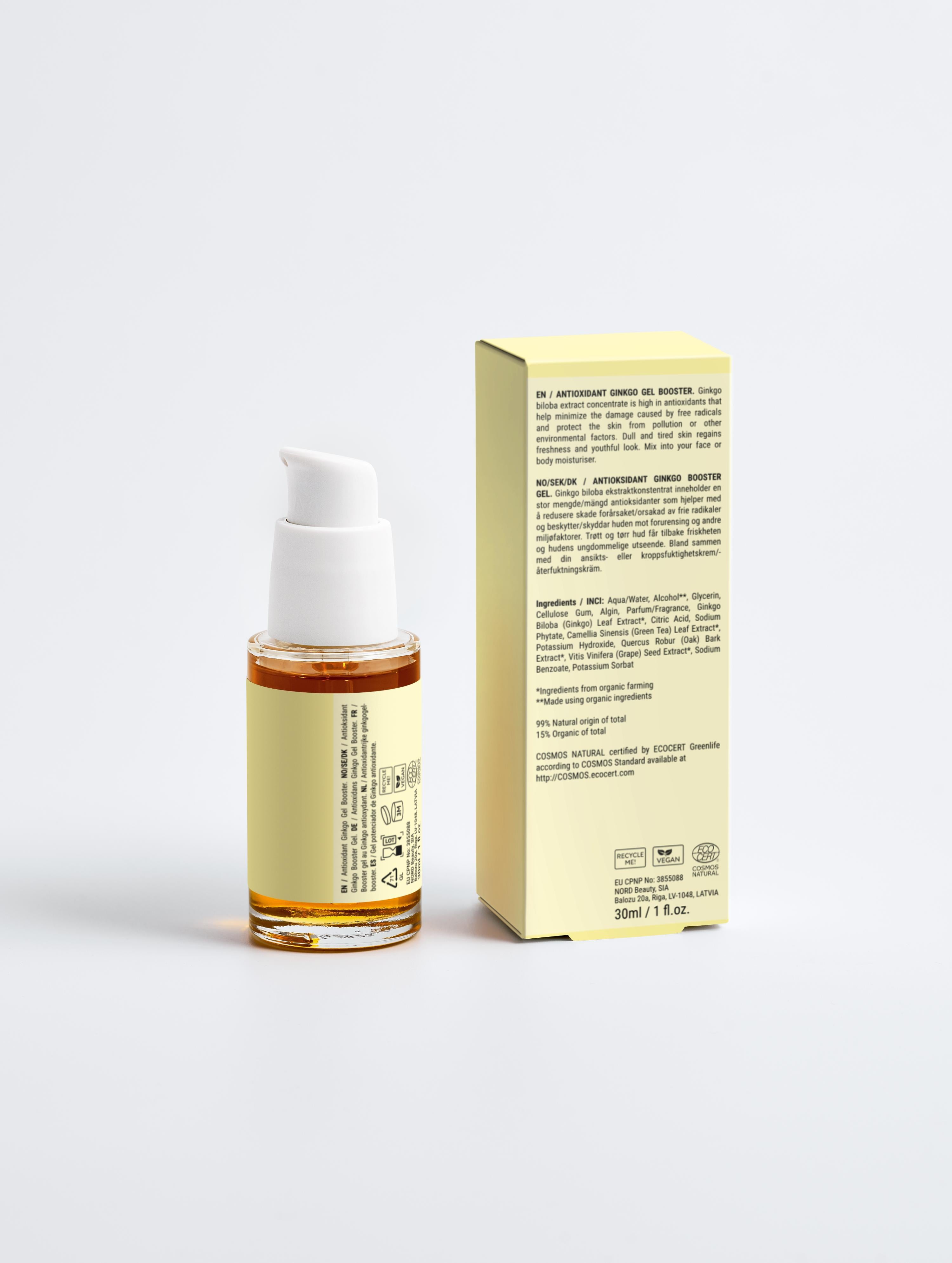 Antioxidans Ginkgo Gel Booster | 30 ml