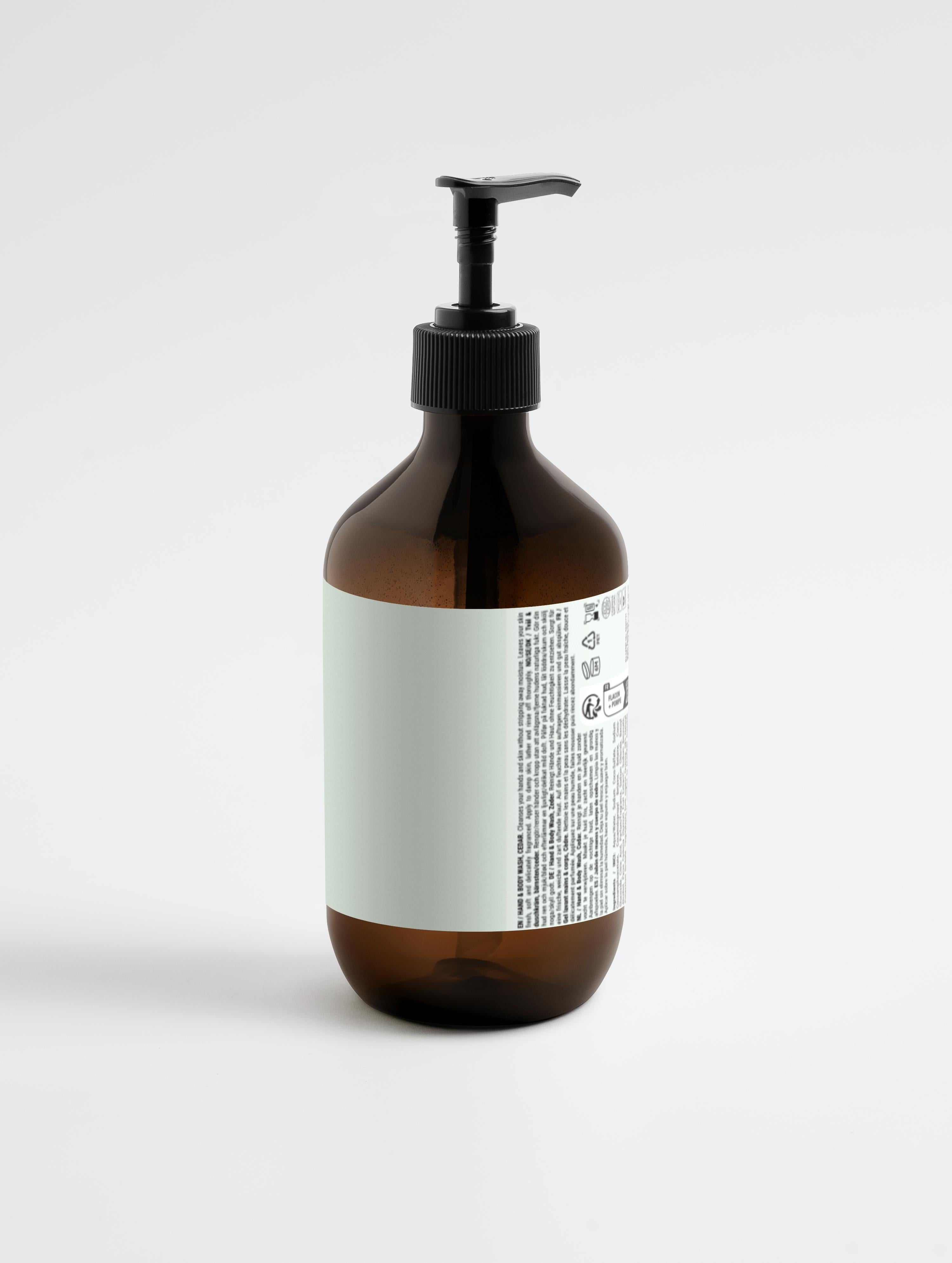 Hand & Body Wash, Peppermint & Dark Cedar | 490 ml