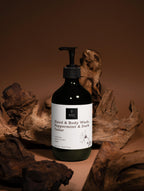Hand & Body Wash, PEPPERMINT & DARK CEDAR | 490 ml
