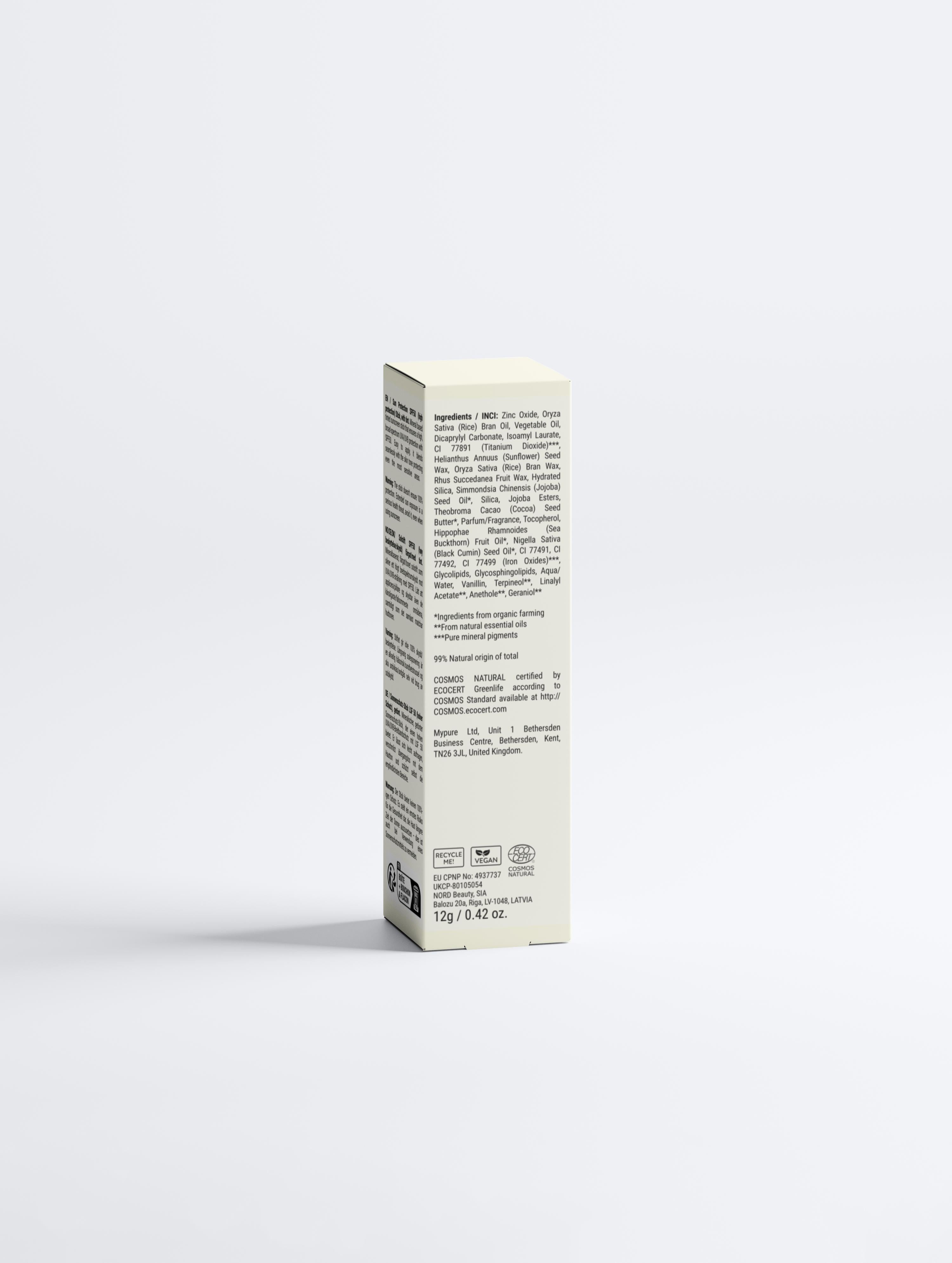 Sonnenschutz SPF50 Stick, mit Tönung | 12 g