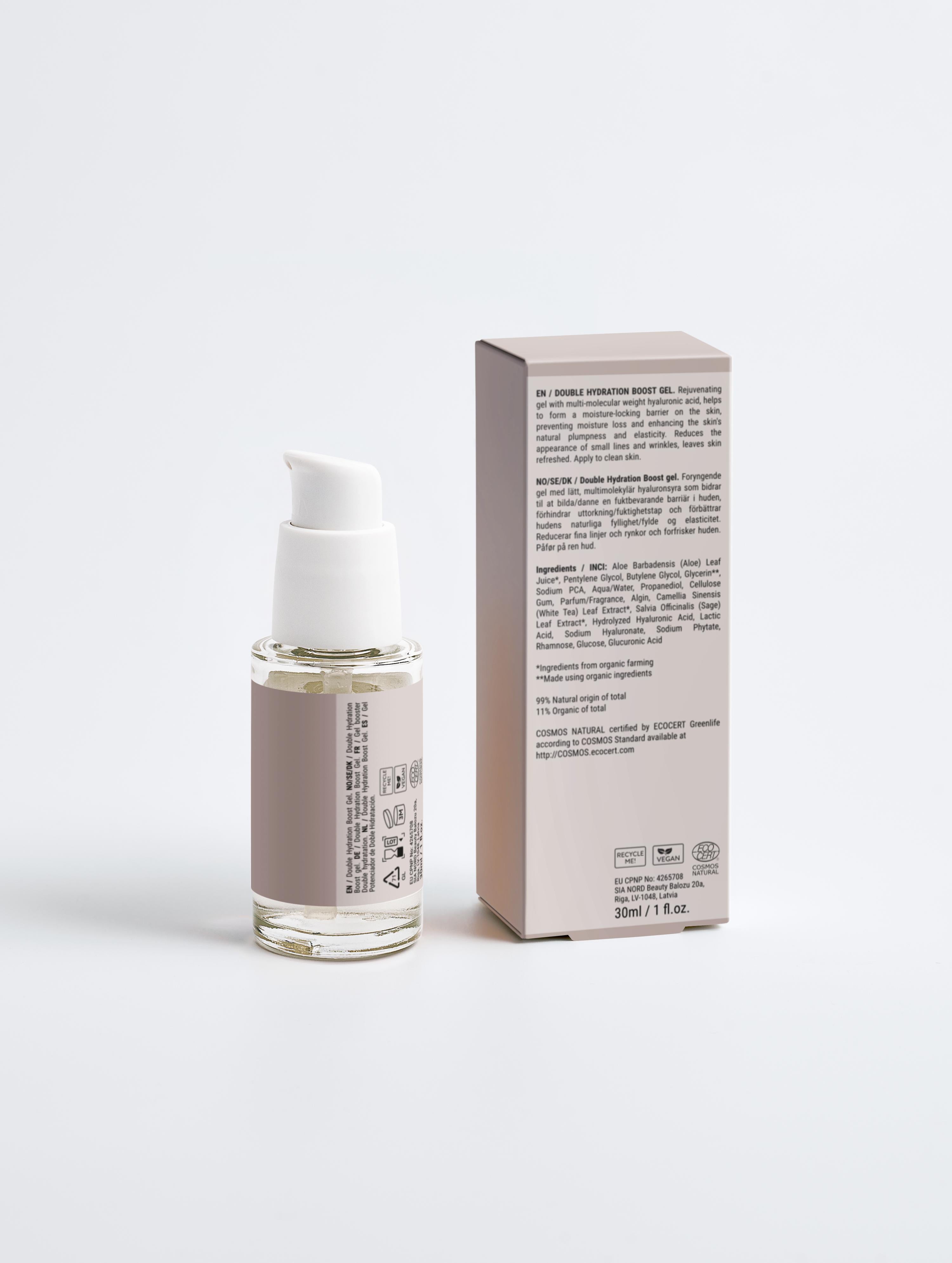 Doppeltes Hydratations-Boost-Gel + HA | 30 ml