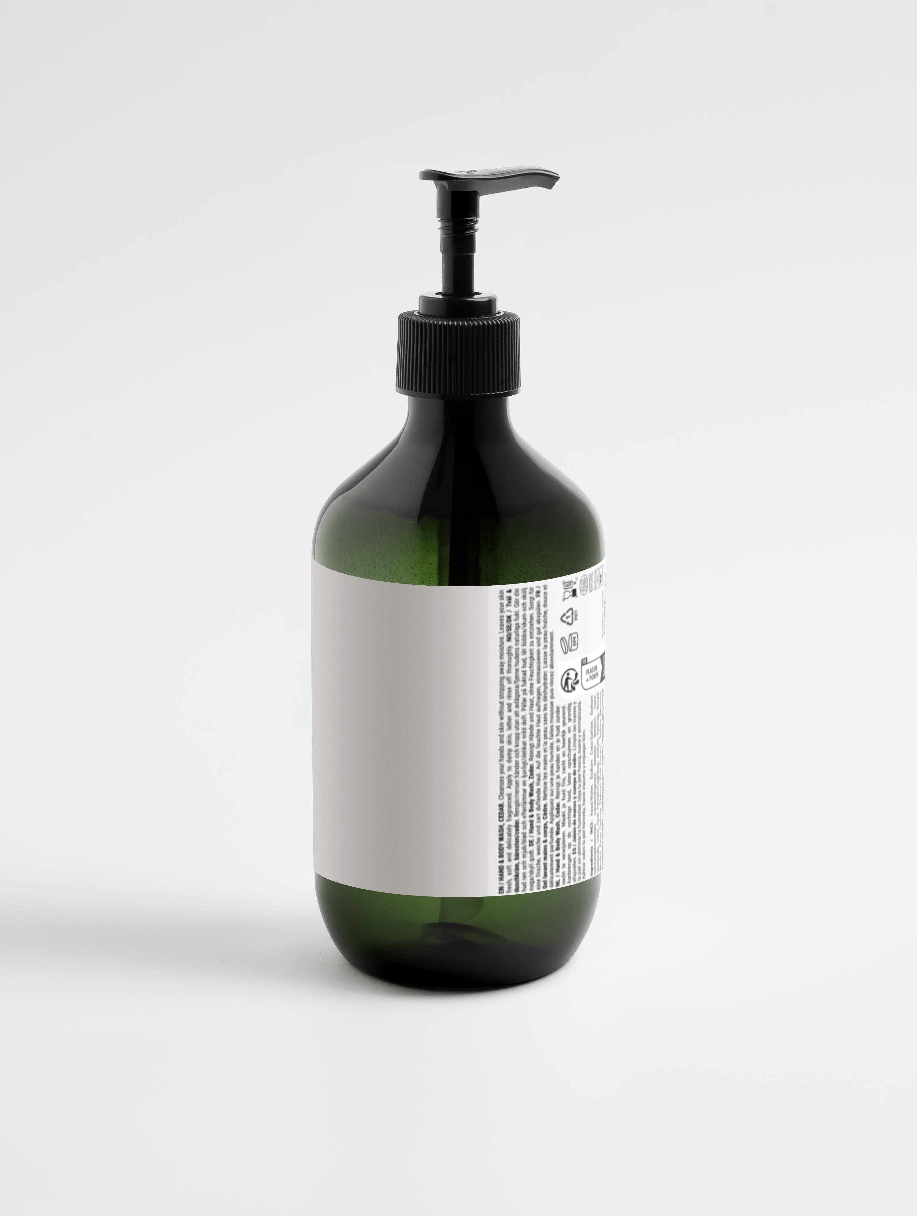 Hand & Body Wash, PEPPERMINT & DARK CEDAR | 490 ml